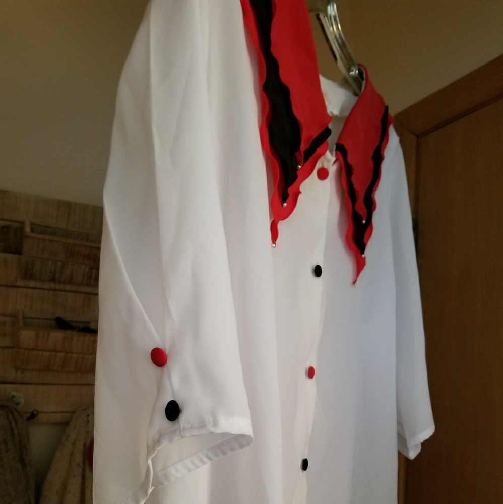 ⭐ Funky Collared Blouse - Picture 4 of 5